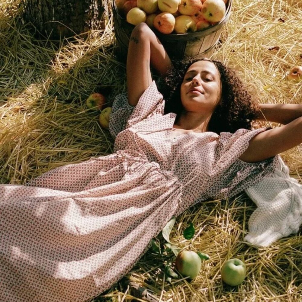 Christy Dawn Dahlia Dress, Geo Ditsy Floral